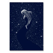 Kunst voor herenhuis Shark | Bloemhaai  Kaart (Achterkant)