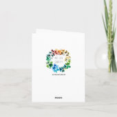 Kunst voor het goede doel kaart (Achterkant)
