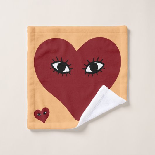 Kunst voor het hart - Gehoorbaddecor Bad Handdoek (Wasdoekje)