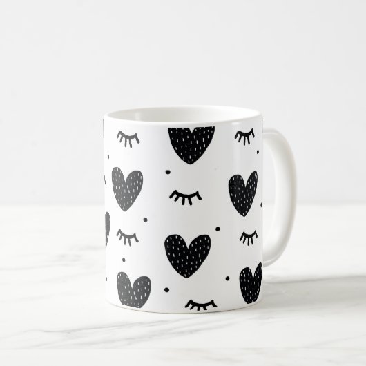 Kunst voor het hart van het hart koffiemok (Voorkant rechts)