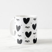 Kunst voor het hart van het hart koffiemok (Voorkant links)