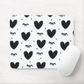 Kunst voor het hart van het hart muismat (Met muis)