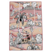 Kunst voor het kleuren van lijnen medium cadeauzakje (Achterkant)