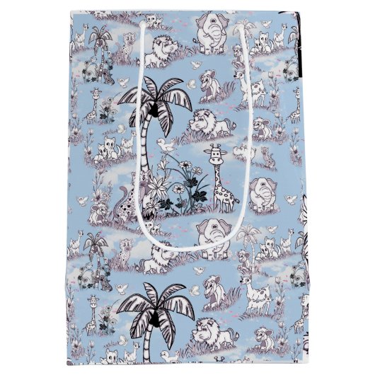 Kunst voor het kleuren van lijnen medium cadeauzakje (Achterkant)