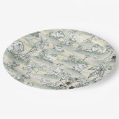 Kunst voor het kleuren van lijnen papieren bordje (Gekanteld)