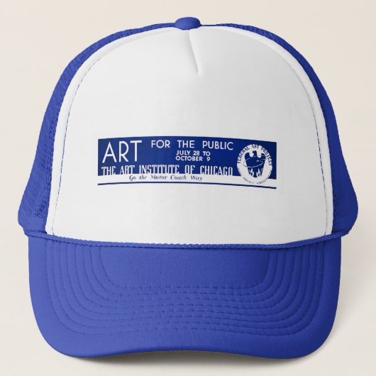 Kunst voor het Publiek - het Poster van WPA - Trucker Pet (Voorkant)