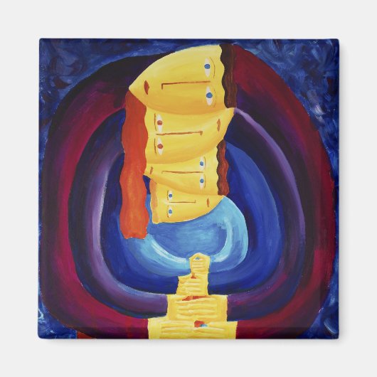 Kunst voor het samenvoegen van familieleden met mo magneet (Voorkant)