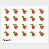 Kunst voor het schilderen van appelfruit - Sticker (Vel)