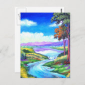 Kunst voor het schilderen van de Landschap - Meerv Briefkaart (Voorkant / Achterkant)