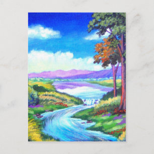 Kunst voor het schilderen van de Landschap - Meerv Briefkaart
