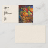 Kunst voor het schilderen van fruitmand - Meervoud Visitekaartje (Voorkant / Achterkant)