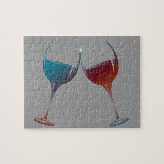 Kunst voor het verbinden van muggenbril legpuzzel (Horizontaal)