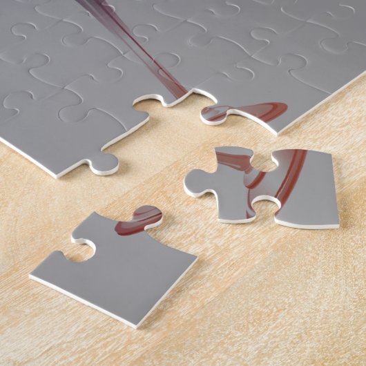 Kunst voor het verbinden van muggenbril legpuzzel (Zijkant)