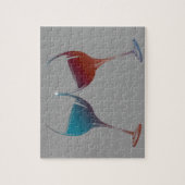 Kunst voor het verbinden van muggenbril legpuzzel (Verticaal)