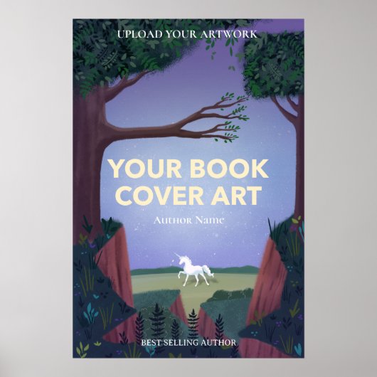 Kunst voor Hoesje van boeken | Promotie voor auteu Poster (Voorkant)