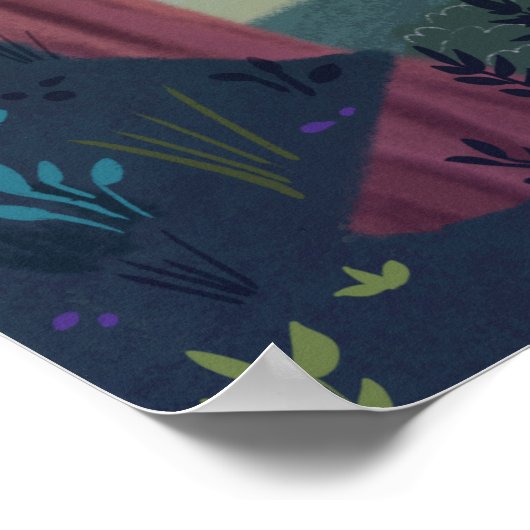 Kunst voor Hoesje van boeken | Promotie voor auteu Poster (Hoek)