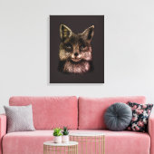 Kunst voor houten wtsenwand canvas afdruk (Insitu (Woonkamer))