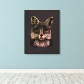 Kunst voor houten wtsenwand canvas afdruk (Insitu (Houten vloer))