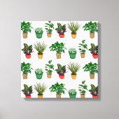 Kunst voor huisplanten canvas afdruk (Voorkant)