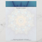 Kunst voor Insular - Mandelbrot Briefhoofd Sjabloon (Voorkant)