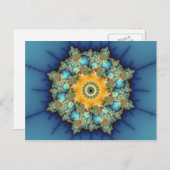 Kunst voor Insular - Mandelbrot Briefkaart (Voorkant / Achterkant)