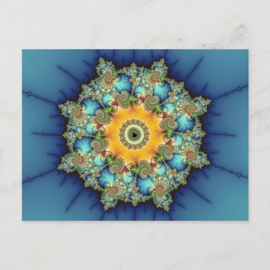 Kunst voor Insular - Mandelbrot Briefkaart (Voorkant)