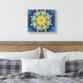 Kunst voor Insular - Mandelbrot Canvas Afdruk (Insitu (Slaapkamer))