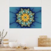 Kunst voor Insular - Mandelbrot Poster (Keuken)