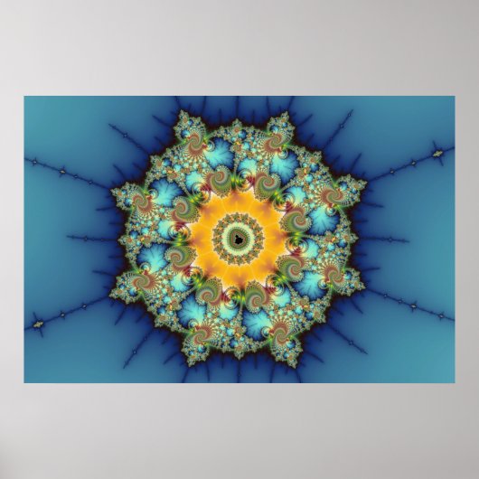 Kunst voor Insular - Mandelbrot Poster (Voorkant)