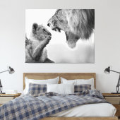 Kunst voor jonge en onverdiende Canvas Afdruk (Insitu (Slaapkamer))