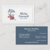 Kunst voor kinderen Caretaker, Nanny, Tutor Visitekaartje (Voorkant / Achterkant)