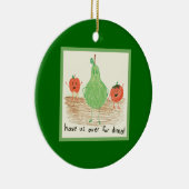 Kunst voor kinderen, groen keramisch ornament (Rechts)