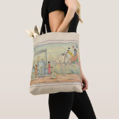 Kunst voor kinderen, , leuk, sterk vormgeven tote bag (Dichtbij)