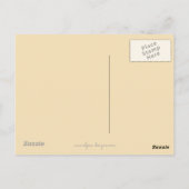 Kunst voor koeienwerpers - Kute Original Dog Art Briefkaart (Achterkant)