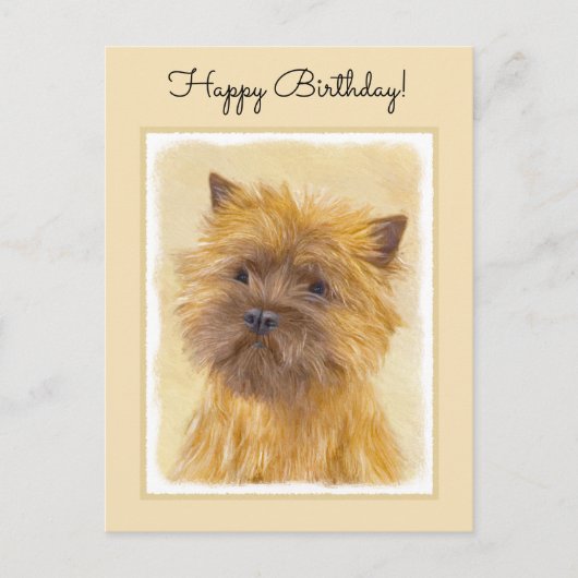 Kunst voor koeienwerpers - Kute Original Dog Art Briefkaart (Voorkant)