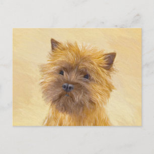 Kunst voor koeienwerpers - Kute Original Dog Art Briefkaart