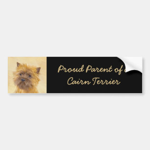 Kunst voor koeienwerpers - Kute Original Dog Art Bumpersticker