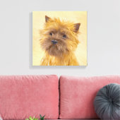 Kunst voor koeienwerpers - Kute Original Dog Art Canvas Afdruk (Insitu (Woonkamer))