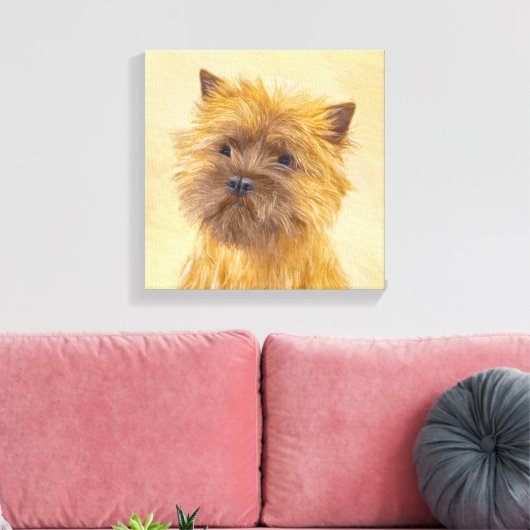 Kunst voor koeienwerpers - Kute Original Dog Art Canvas Afdruk (Insitu (Woonkamer))