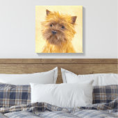 Kunst voor koeienwerpers - Kute Original Dog Art Canvas Afdruk (Insitu (Slaapkamer))