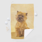 Kunst voor koeienwerpers - Kute Original Dog Art Golfhanddoek (Insitu)