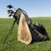 Kunst voor koeienwerpers - Kute Original Dog Art Golfhanddoek (Groen)