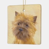 Kunst voor koeienwerpers - Kute Original Dog Art Keramisch Ornament (Links)