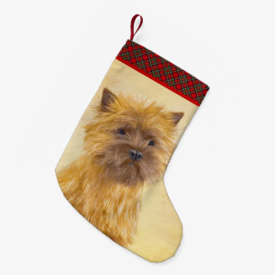 Kunst voor koeienwerpers - Kute Original Dog Art Kleine Kerstsok