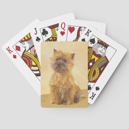 Kunst voor koeienwerpers - Kute Original Dog Art Pokerkaarten (Achterkant)