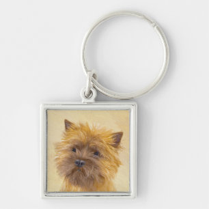 Kunst voor koeienwerpers - Kute Original Dog Art Sleutelhanger