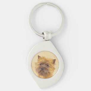 Kunst voor koeienwerpers - Kute Original Dog Art Sleutelhanger