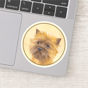 Kunst voor koeienwerpers - Kute Original Dog Art Sticker