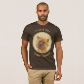 Kunst voor koeienwerpers - Kute Original Dog Art T-shirt (Voorkant volledig)