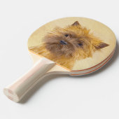 Kunst voor koeienwerpers - Kute Original Dog Art Tafeltennisbatje (Voorkant Gekanteld)